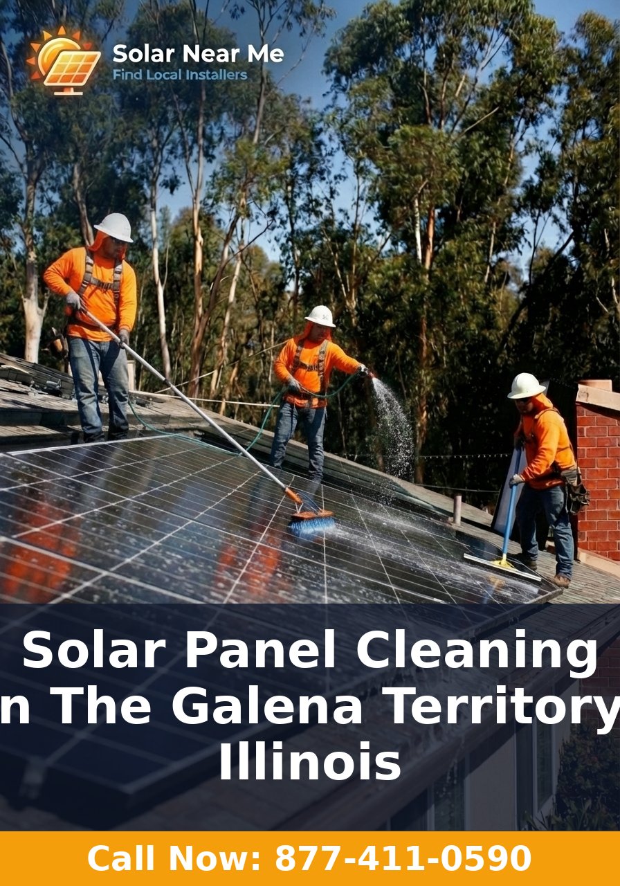 Solar Panel Cleaning in The Galena Territory, Illinois