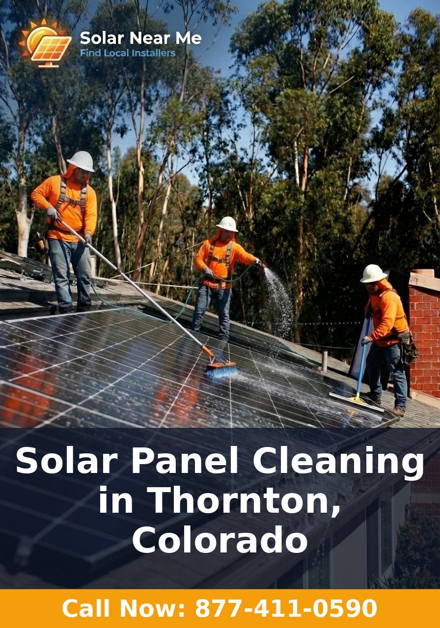 Solar Panel Cleaning in Thornton, Colorado