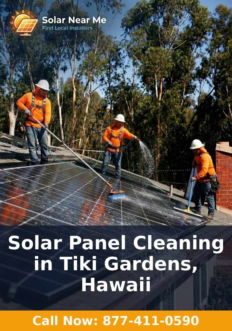 Solar Panel Cleaning in Tiki Gardens, Hawaii
