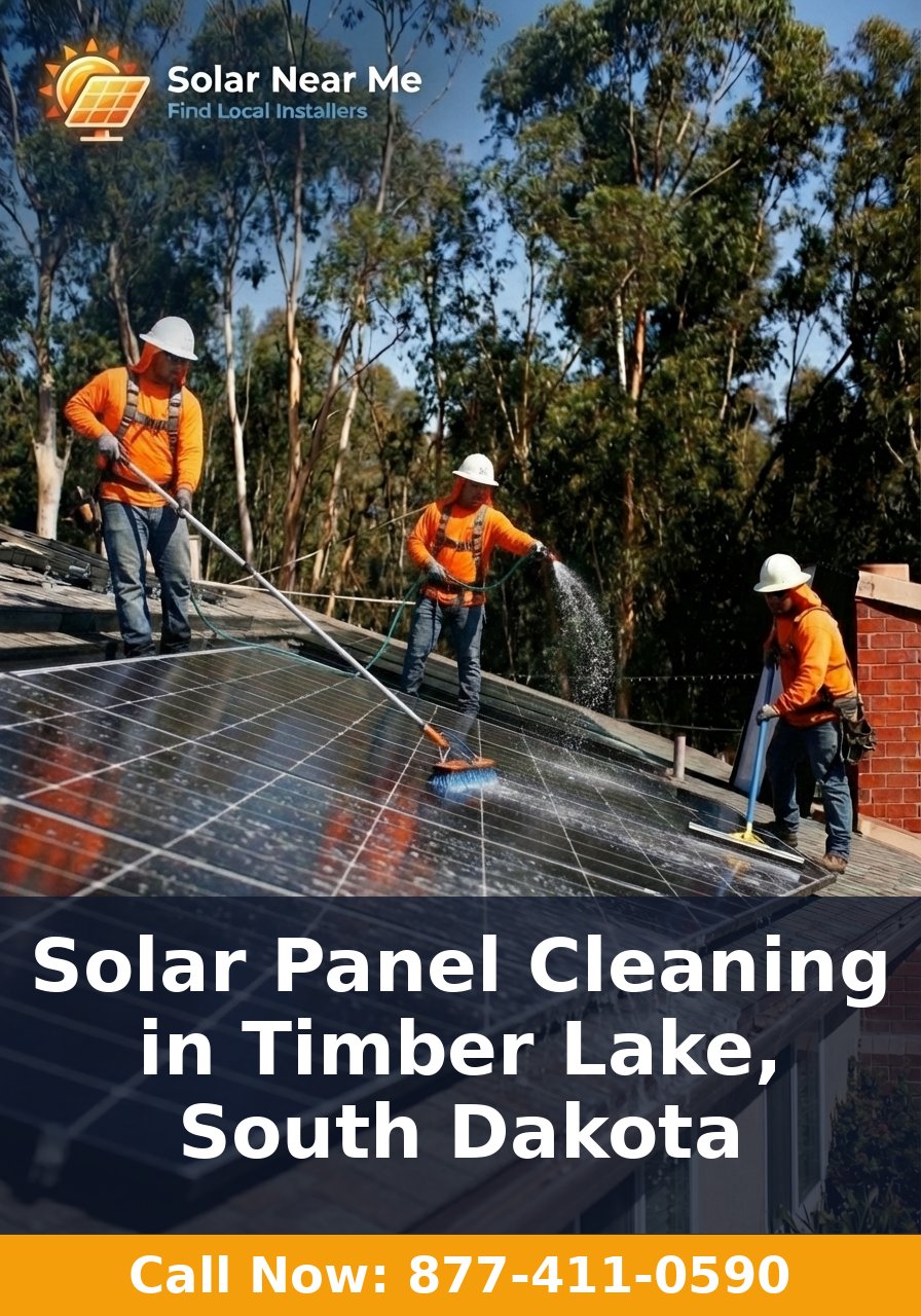 Solar Panel Cleaning in Timber Lake, South Dakota