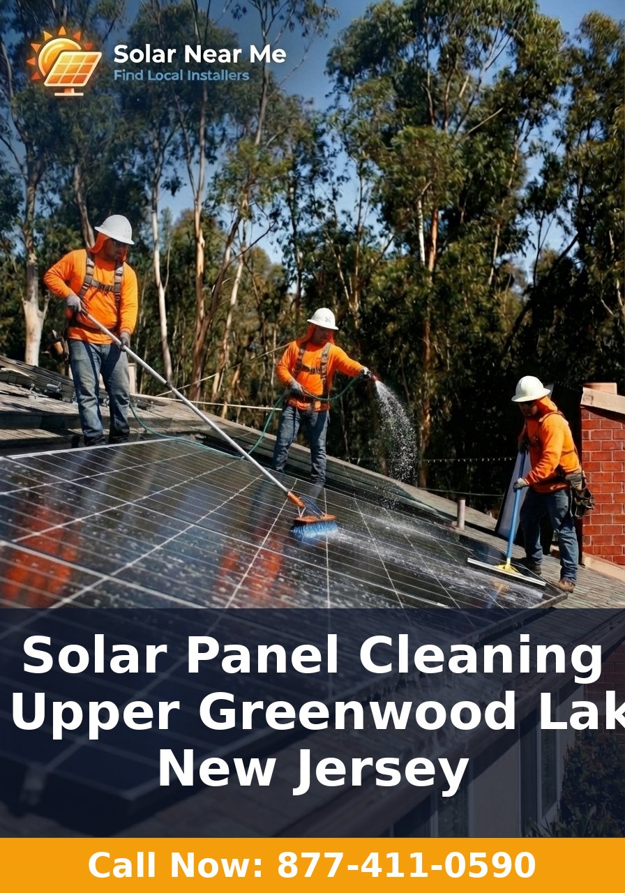 Solar Panel Cleaning in Upper Greenwood Lake, New Jersey