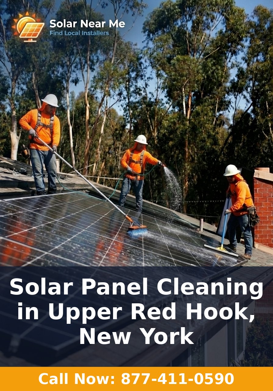 Solar Panel Cleaning in Upper Red Hook, New York