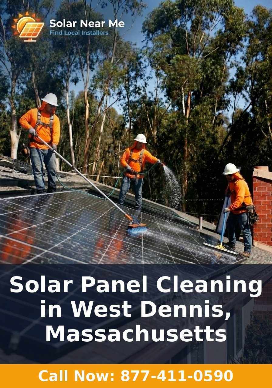 Solar Panel Cleaning in West Dennis, Massachusetts