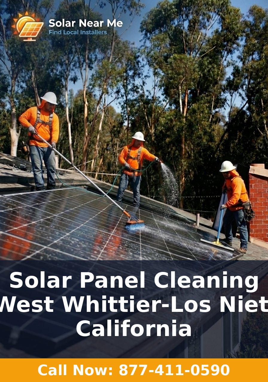 Solar Panel Cleaning in West Whittier-Los Nietos, California