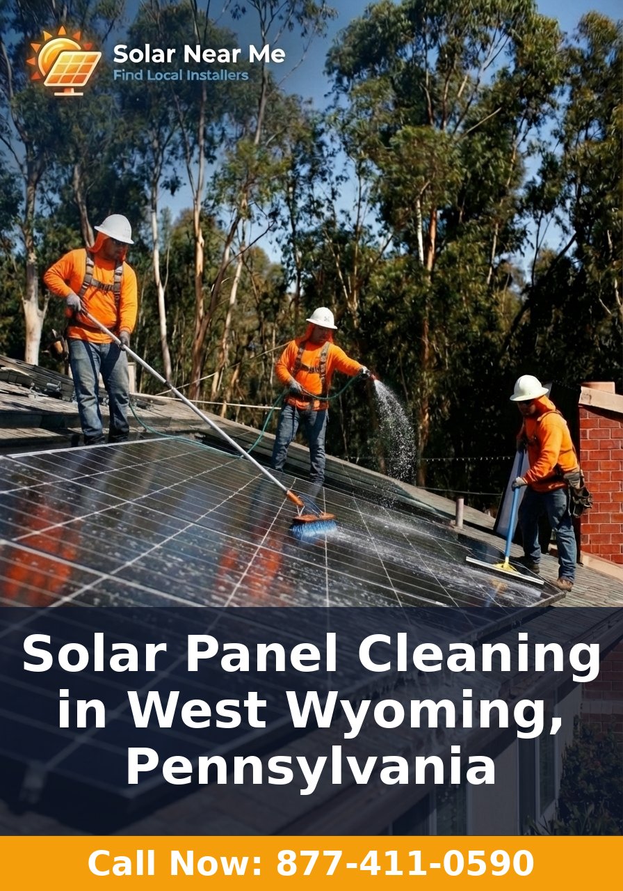 Solar Panel Cleaning in West Wyoming, Pennsylvania