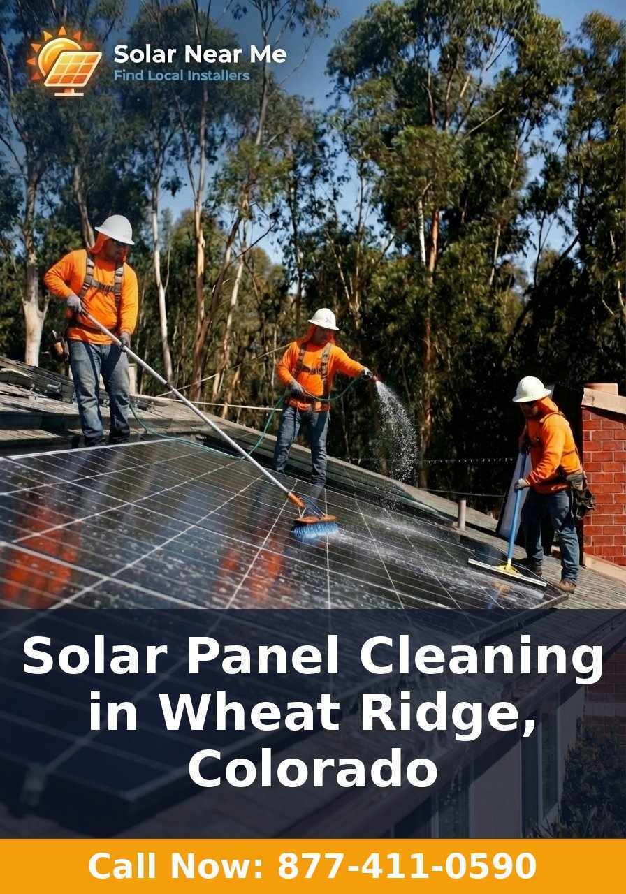 Solar Panel Cleaning in Wheat Ridge, Colorado