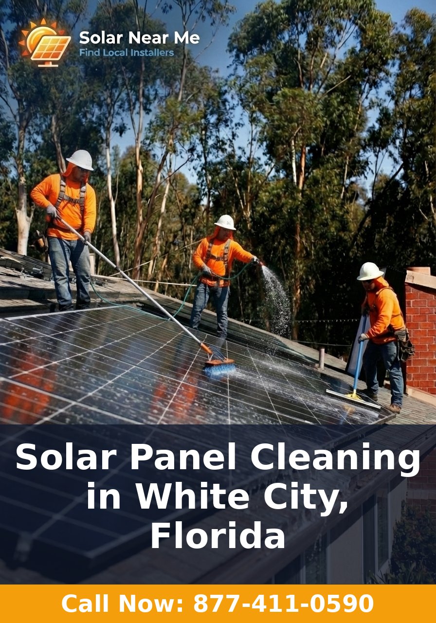 Solar Panel Cleaning in White City, Florida