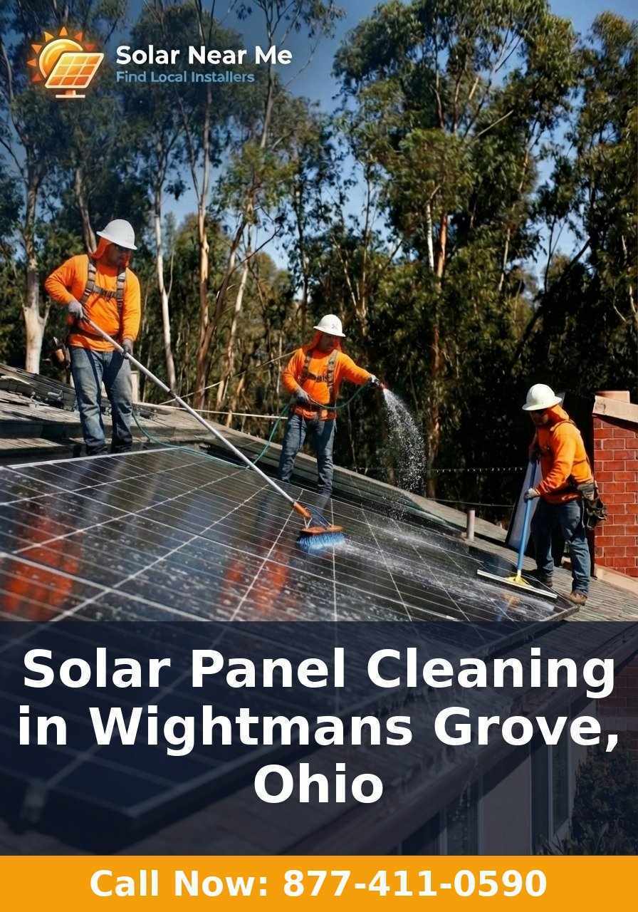 Solar Panel Cleaning in Wightmans Grove, Ohio