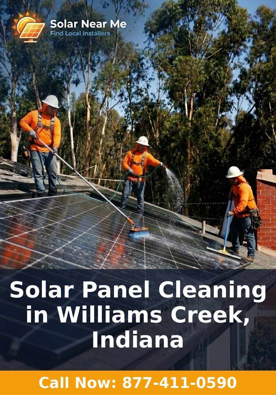 Solar Panel Cleaning in Williams Creek, Indiana