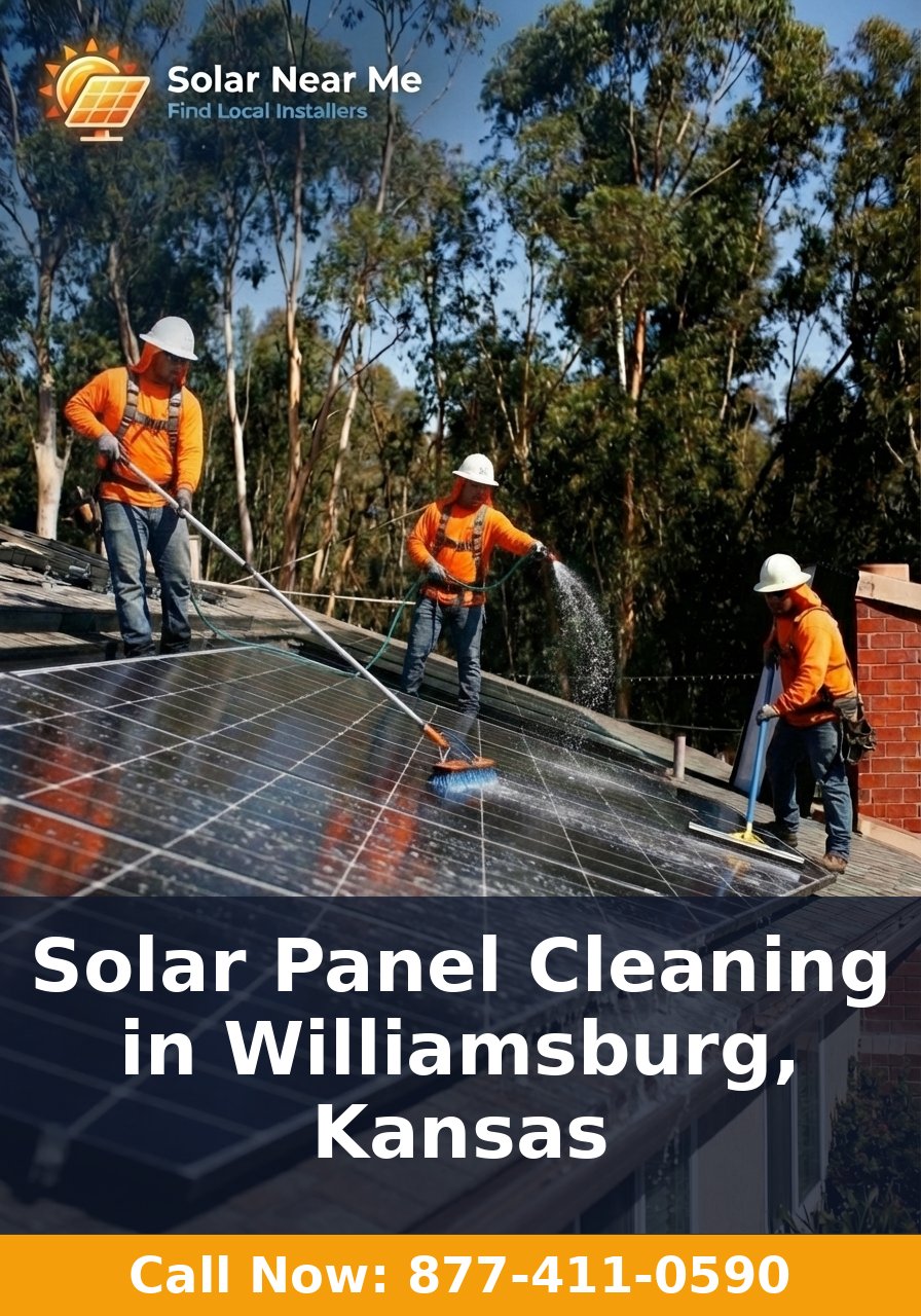 Solar Panel Cleaning in Williamsburg, Kansas