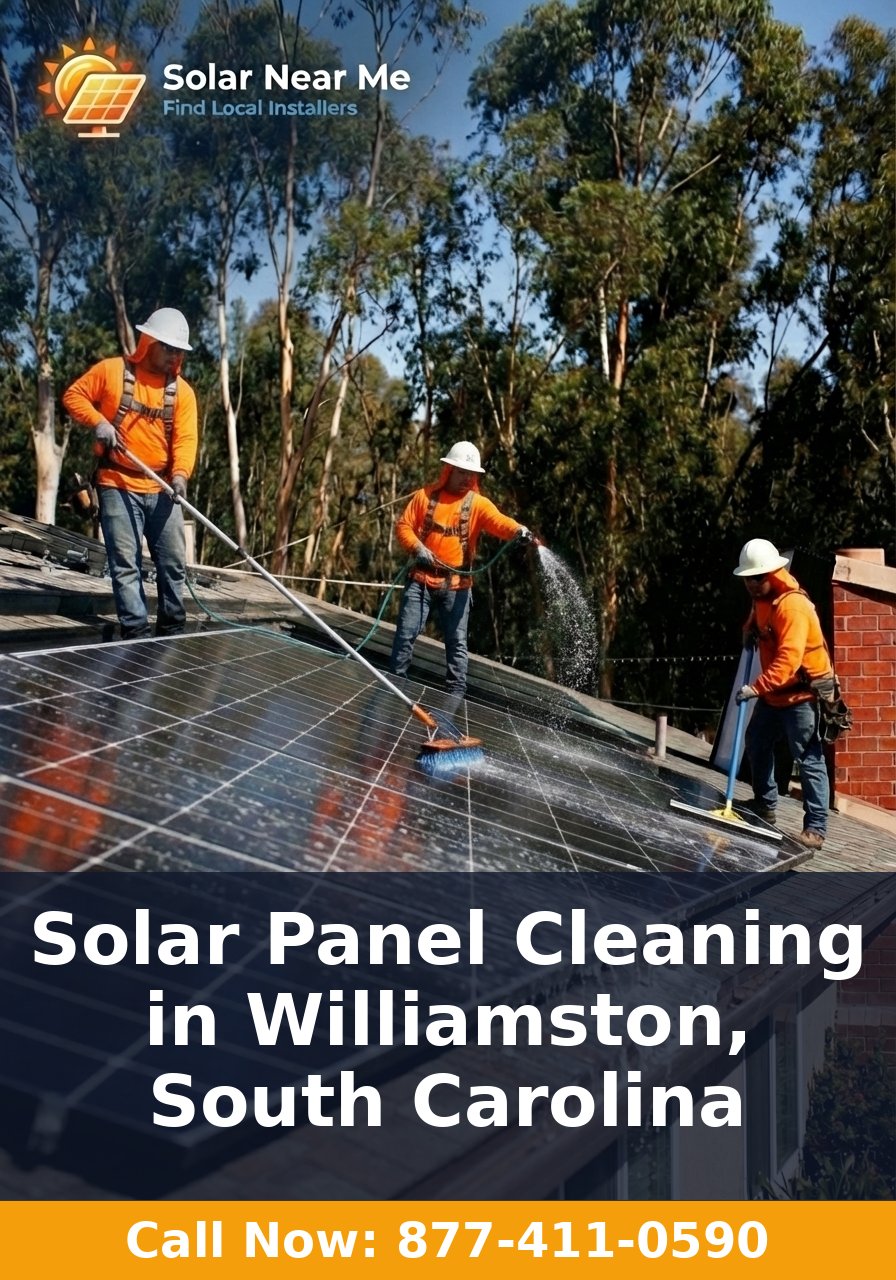 Solar Panel Cleaning in Williamston, South Carolina