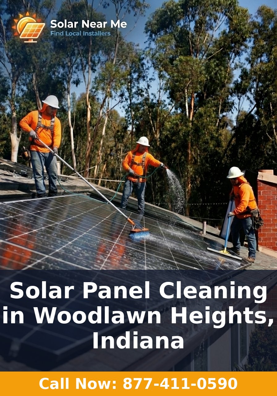 Solar Panel Cleaning in Woodlawn Heights, Indiana