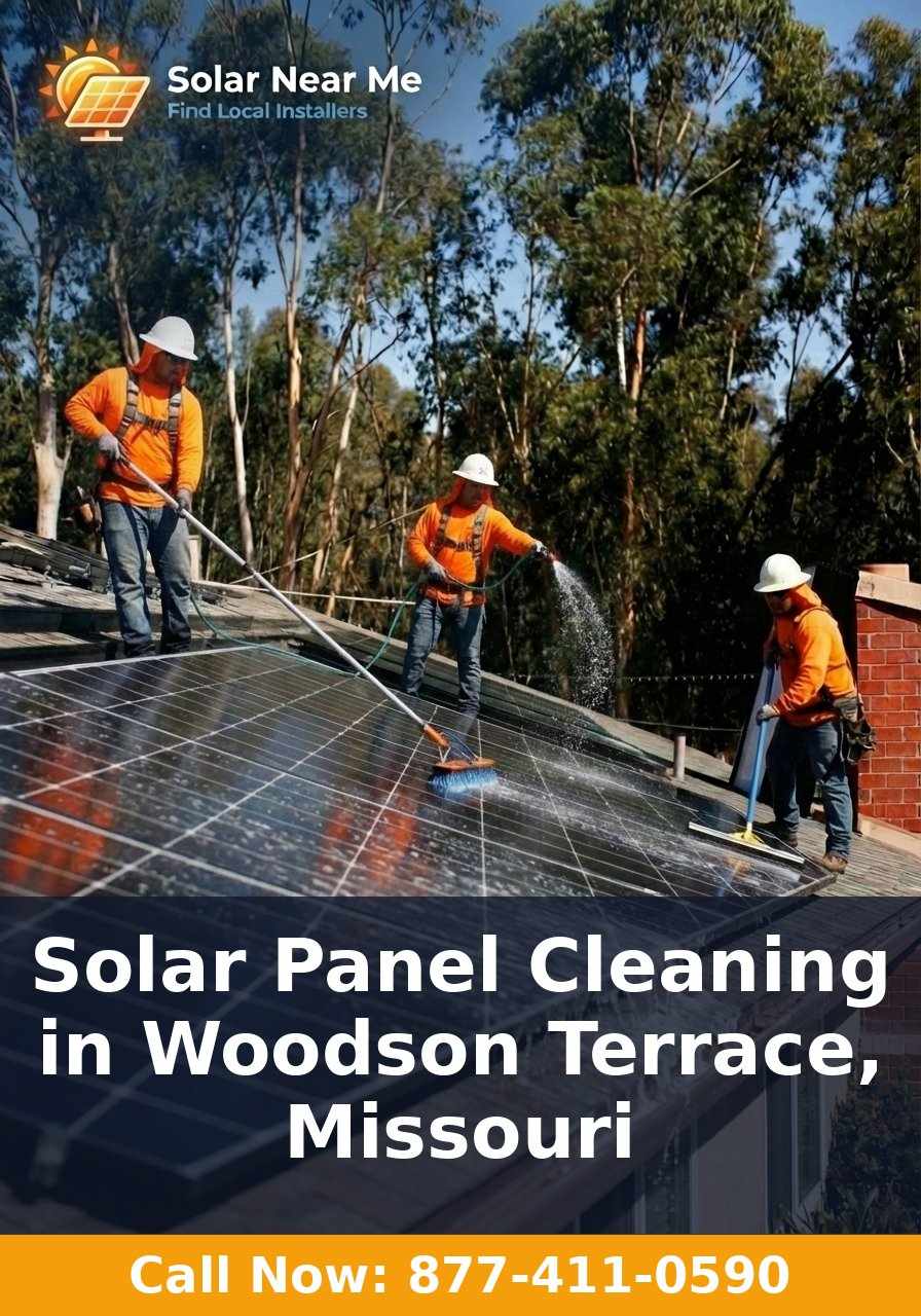 Solar Panel Cleaning in Woodson Terrace, Missouri