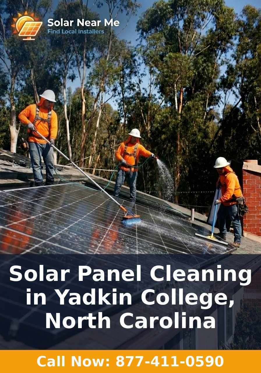 Solar Panel Cleaning in Yadkin College, North Carolina