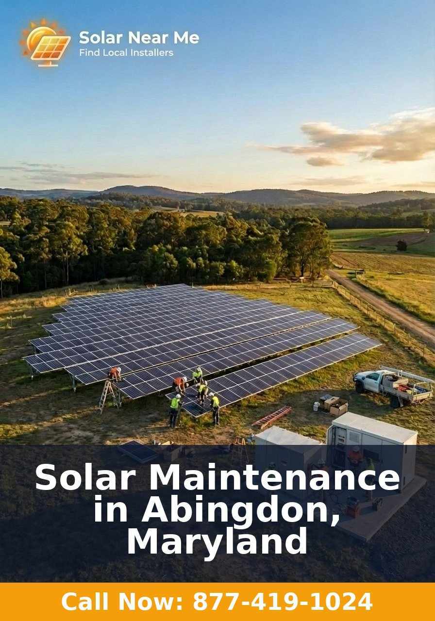 Solar Maintenance in Abingdon, Maryland
