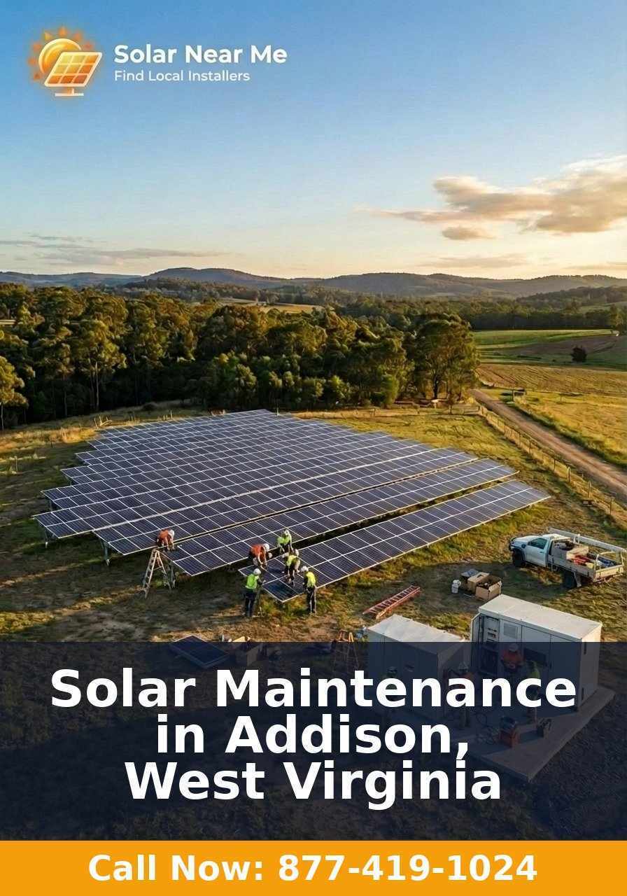 Solar Maintenance in Addison, West Virginia