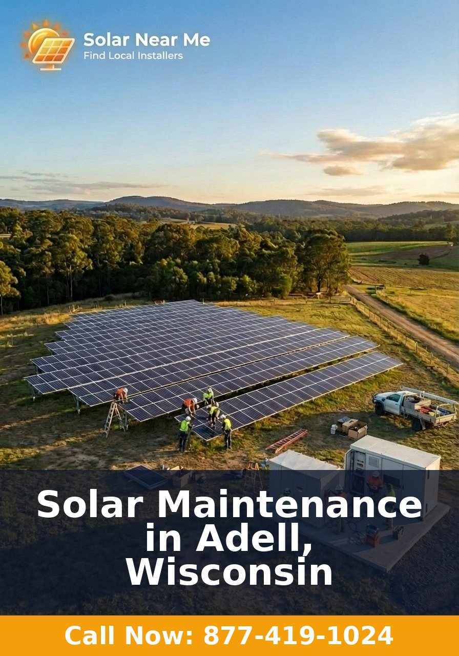 Solar Maintenance in Adell, Wisconsin