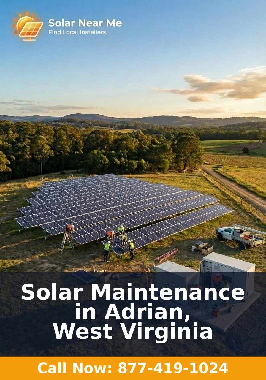 Solar Maintenance in Adrian, West Virginia