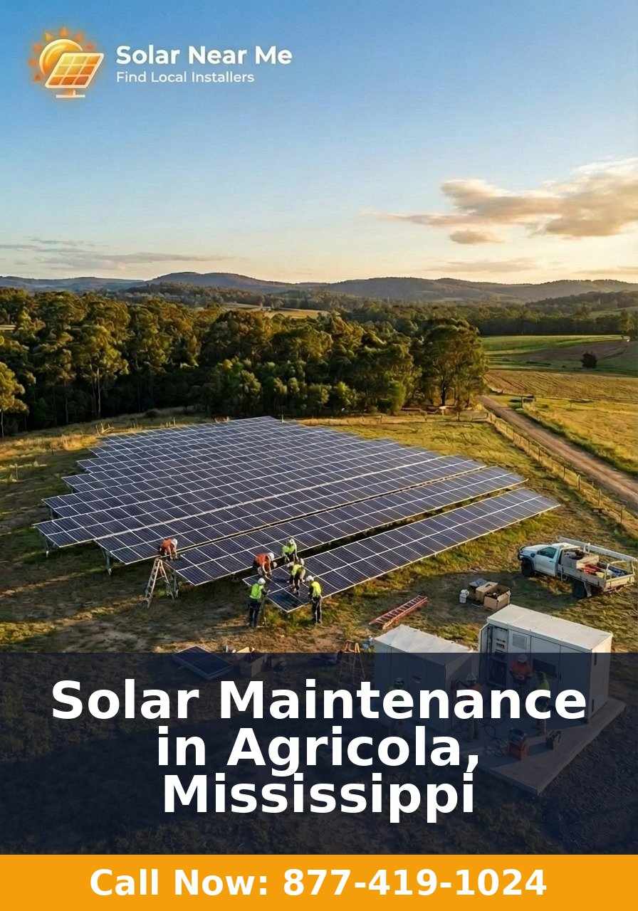 Solar Maintenance in Agricola, Mississippi