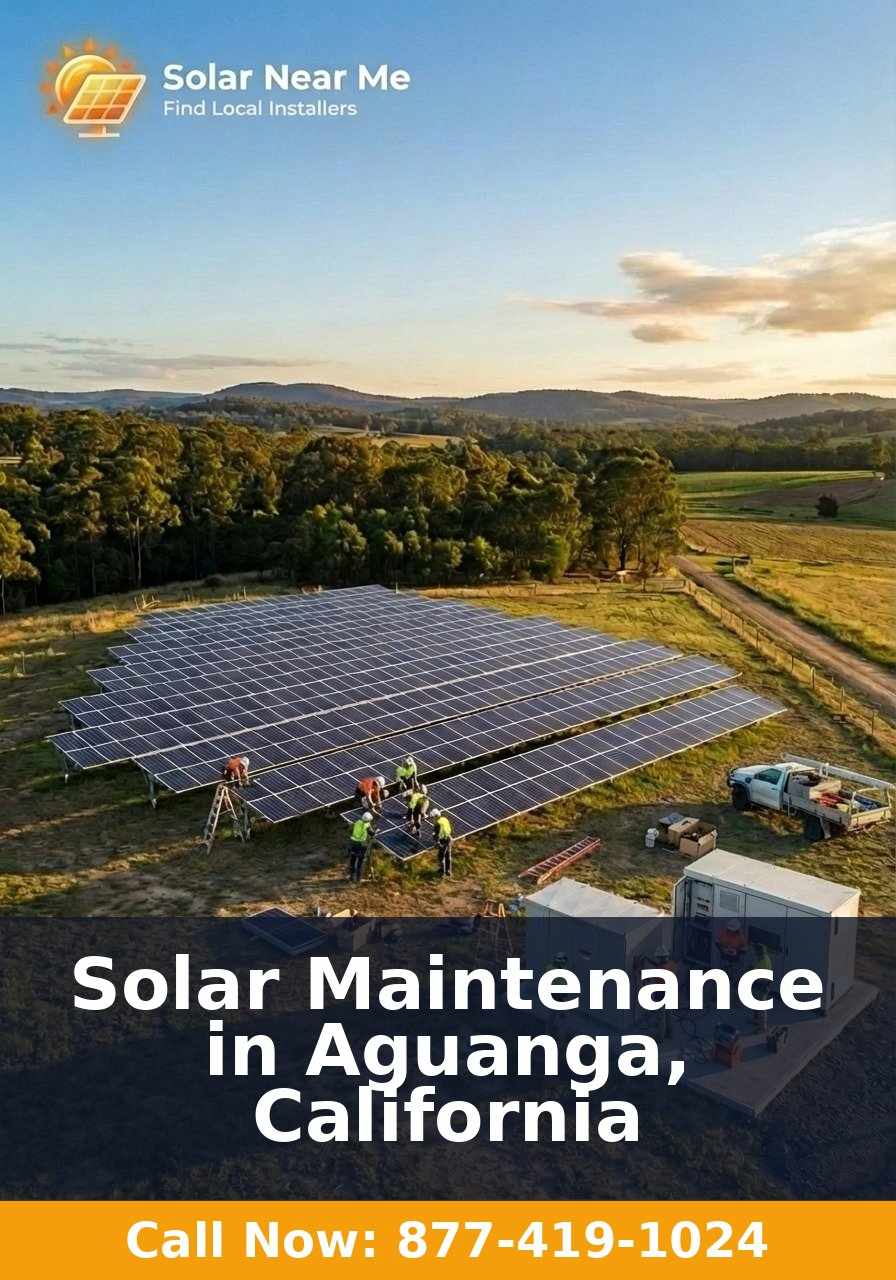 Solar Maintenance in Aguanga, California