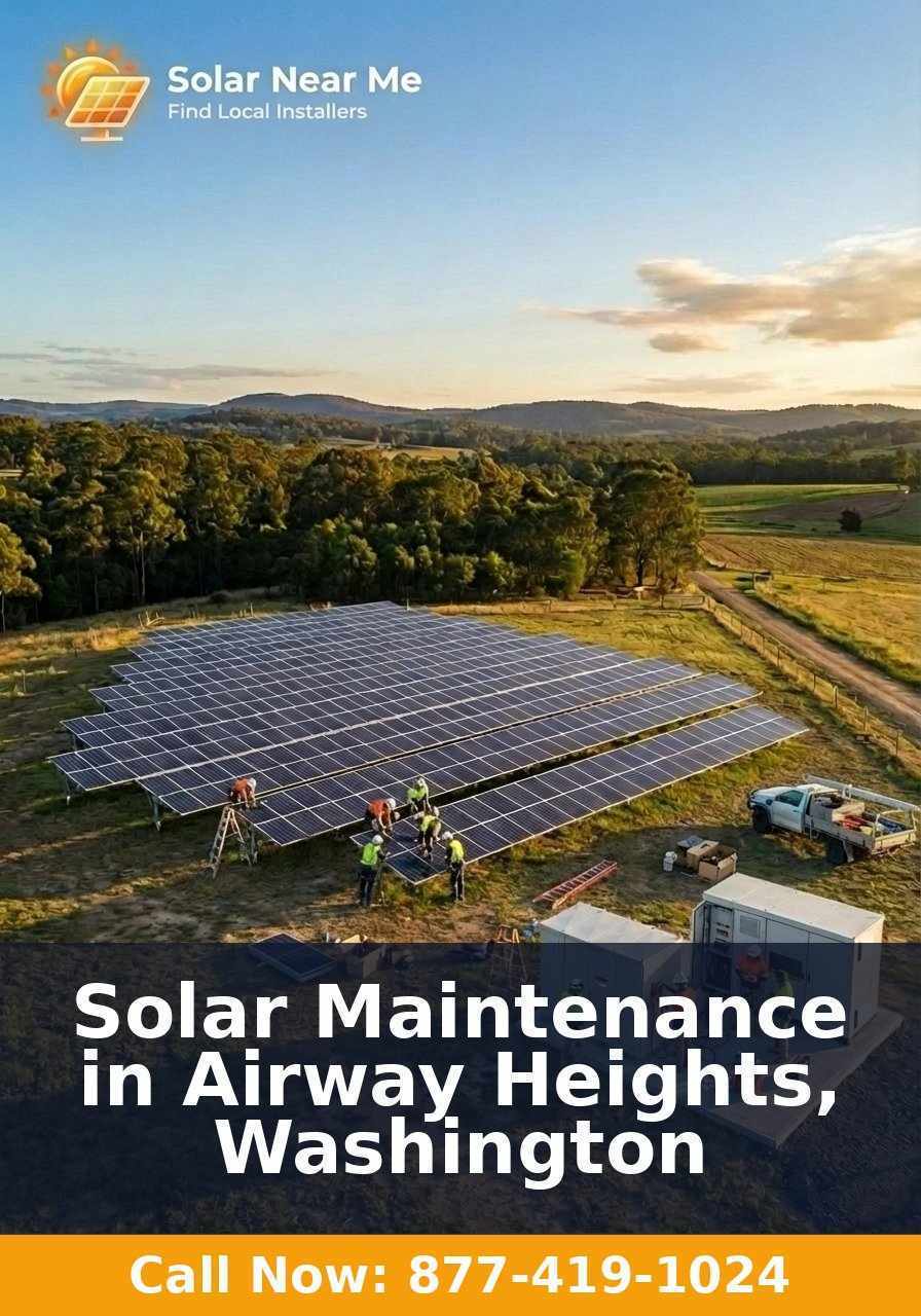 Solar Maintenance in Airway Heights, Washington