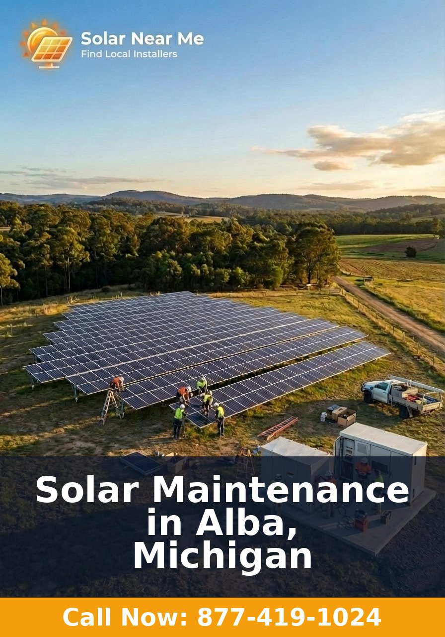 Solar Maintenance in Alba, Michigan