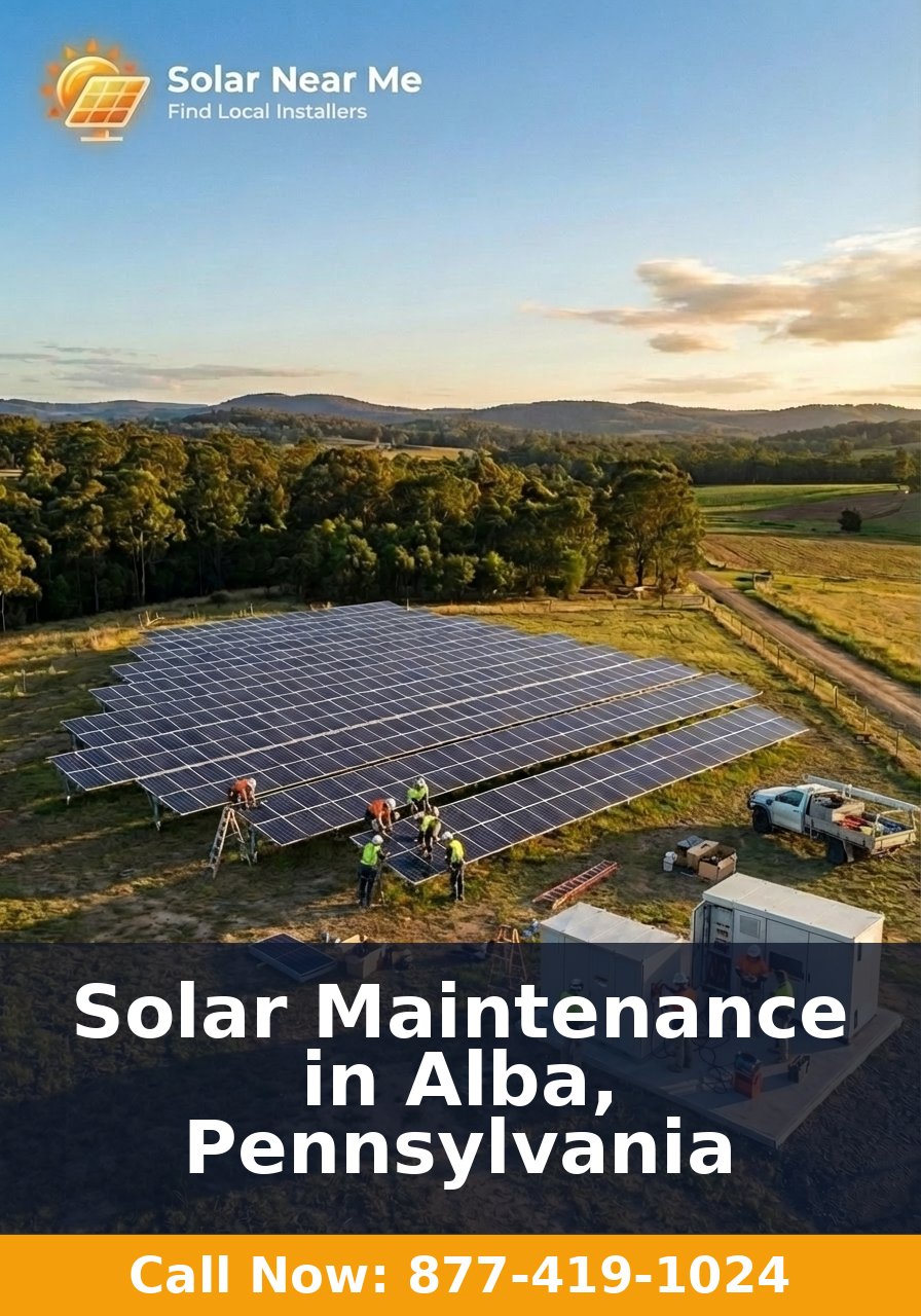 Solar Maintenance in Alba, Pennsylvania