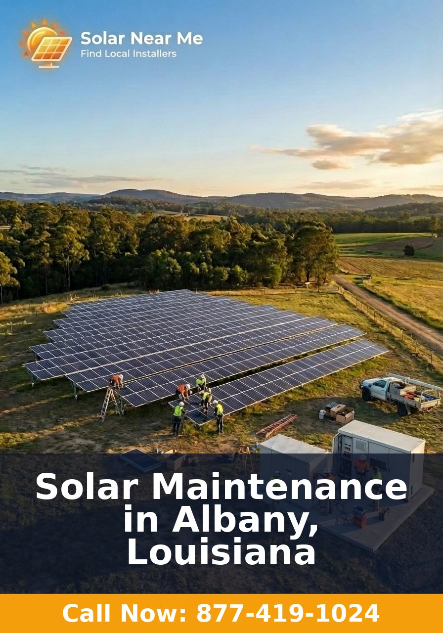 Solar Maintenance in Albany, Louisiana
