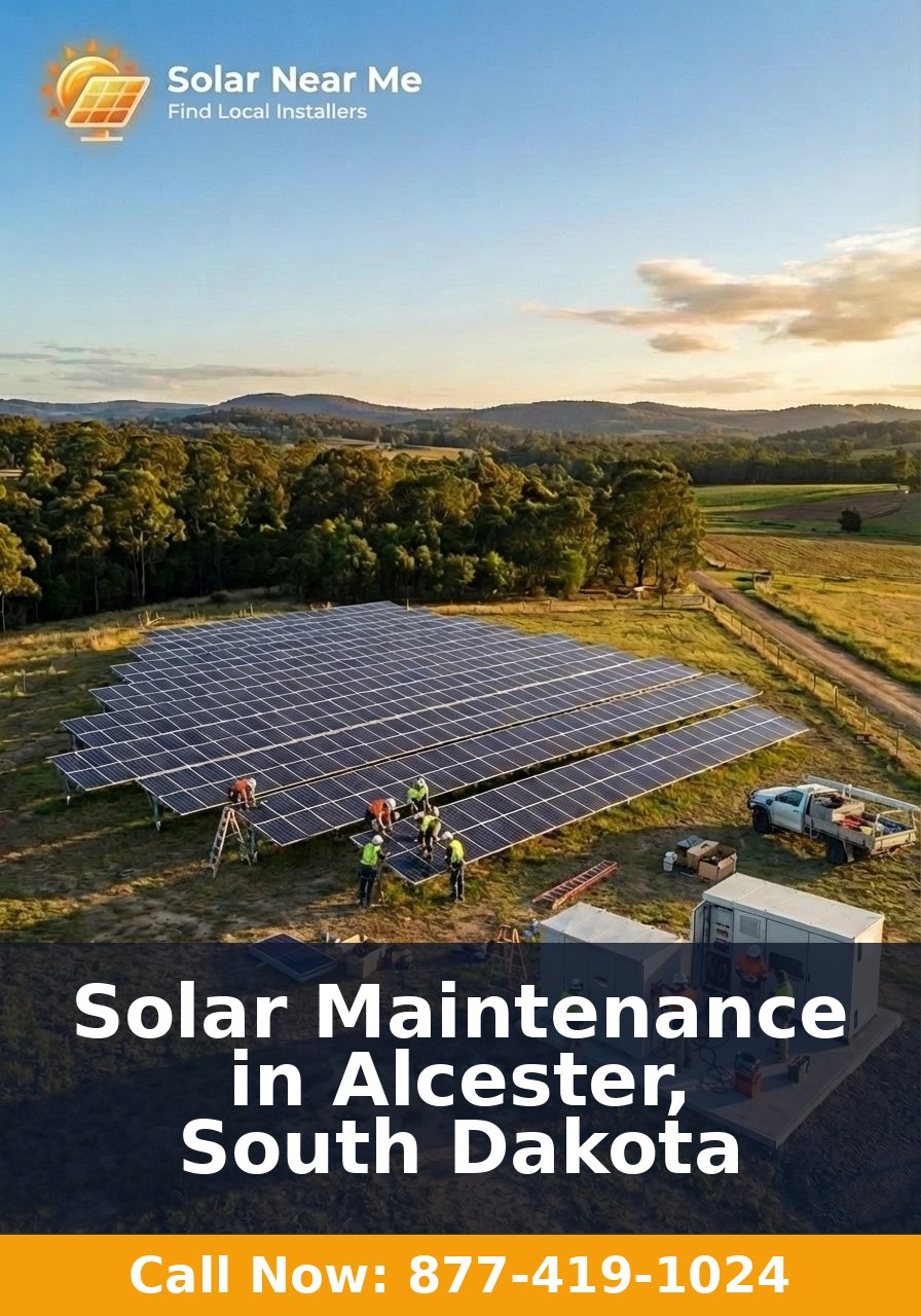 Solar Maintenance in Alcester, South Dakota
