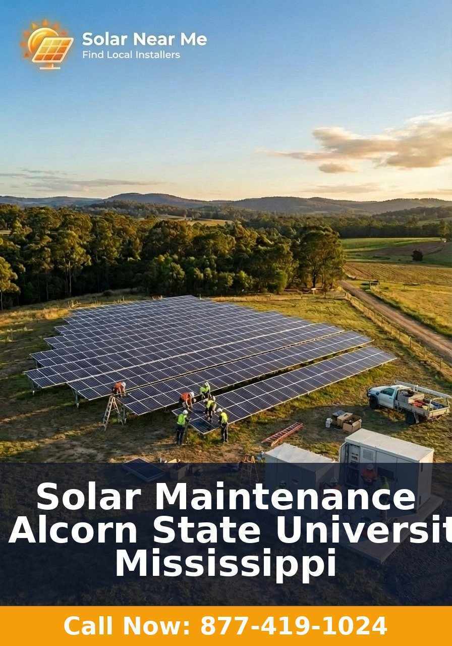 Solar Maintenance in Alcorn State University, Mississippi