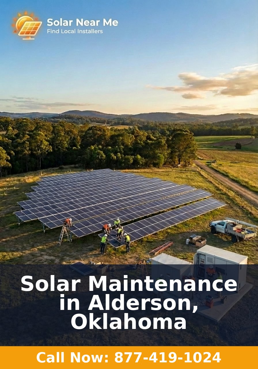 Solar Maintenance in Alderson, Oklahoma