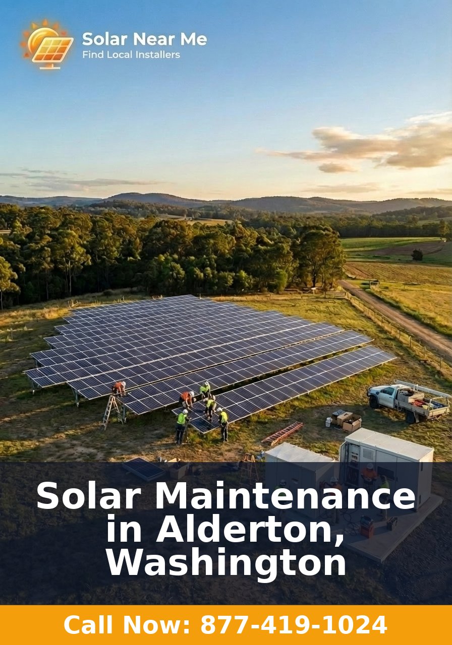 Solar Maintenance in Alderton, Washington