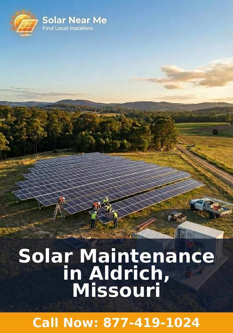Solar Maintenance in Aldrich, Missouri