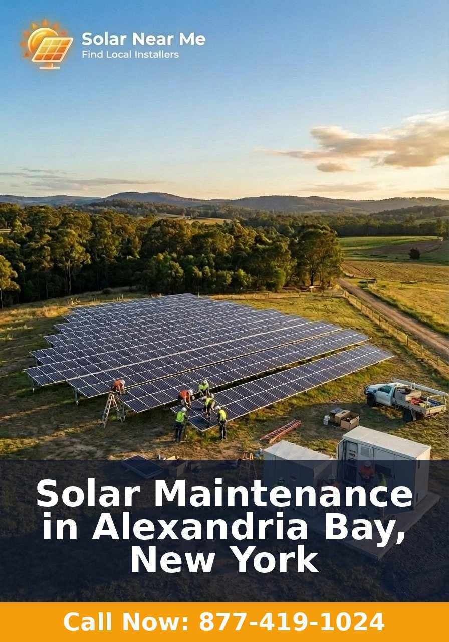 Solar Maintenance in Alexandria Bay, New York