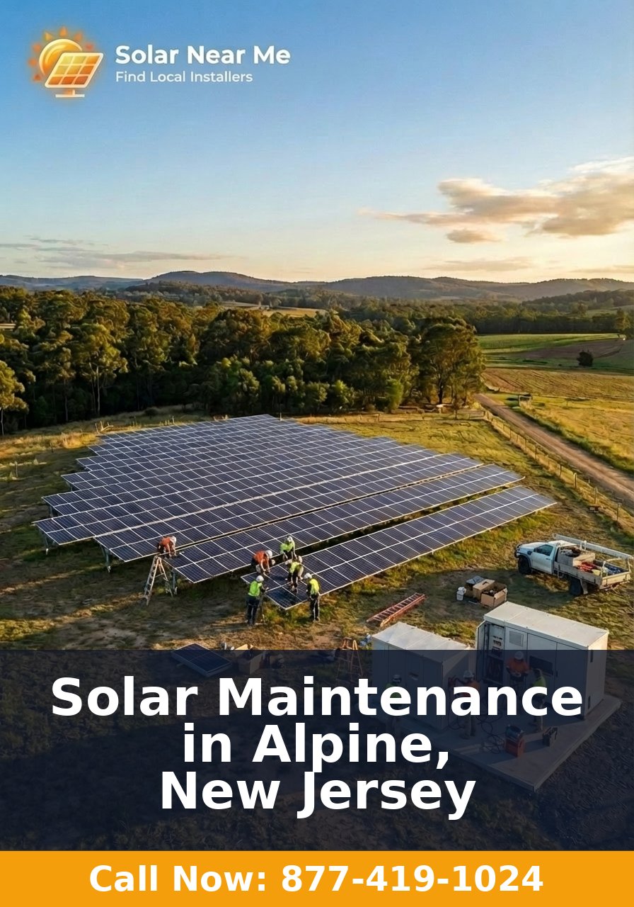 Solar Maintenance in Alpine, New Jersey
