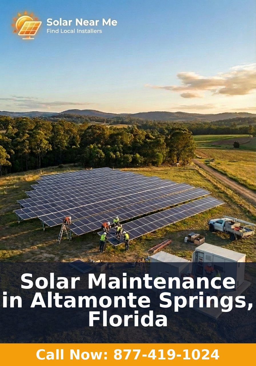 Solar Maintenance in Altamonte Springs, Florida