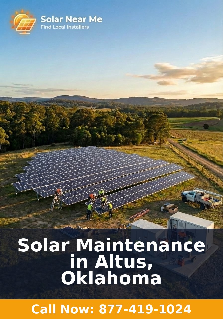 Solar Maintenance in Altus, Oklahoma