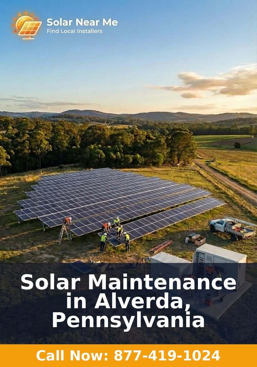 Solar Maintenance in Alverda, Pennsylvania