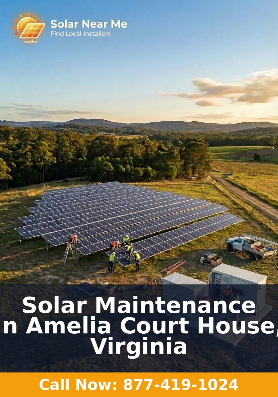 Solar Maintenance in Amelia Court House, Virginia