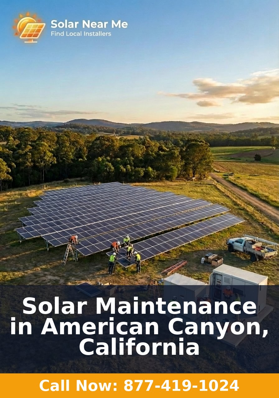 Solar Maintenance in American Canyon, California