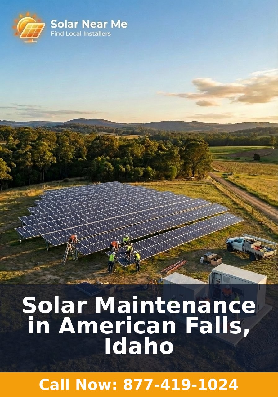Solar Maintenance in American Falls, Idaho