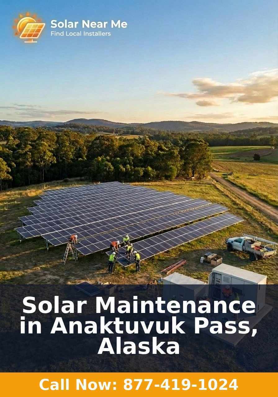 Solar Maintenance in Anaktuvuk Pass, Alaska