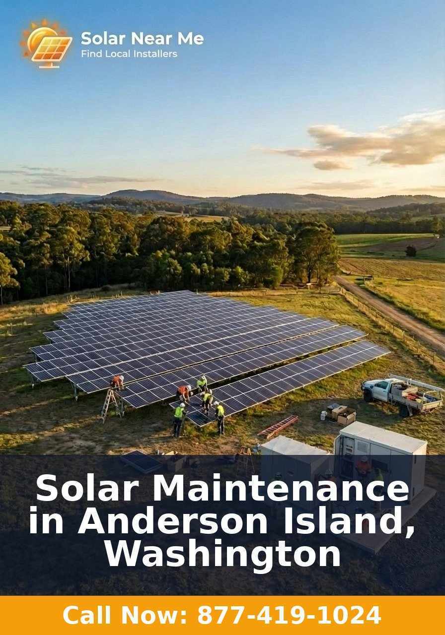 Solar Maintenance in Anderson Island, Washington