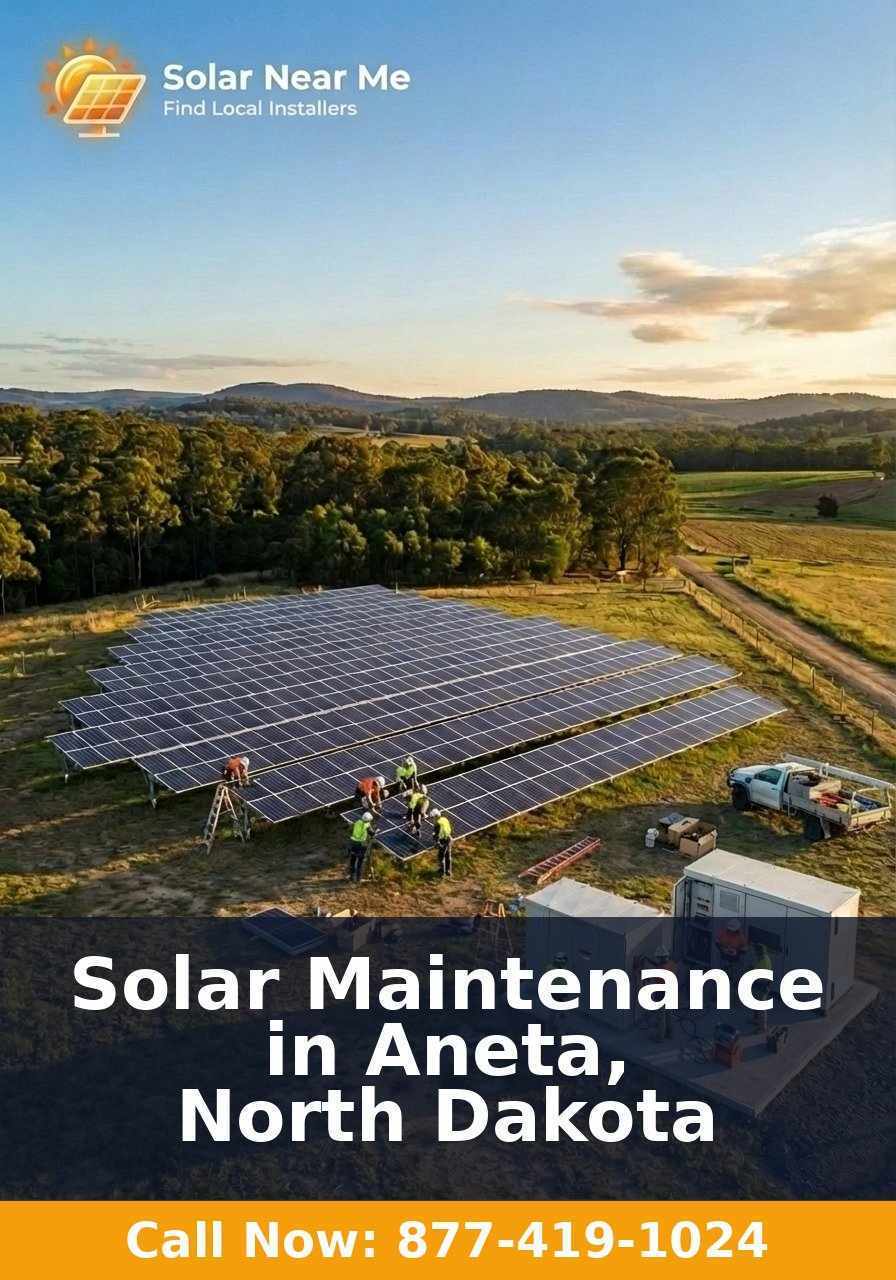 Solar Maintenance in Aneta, North Dakota