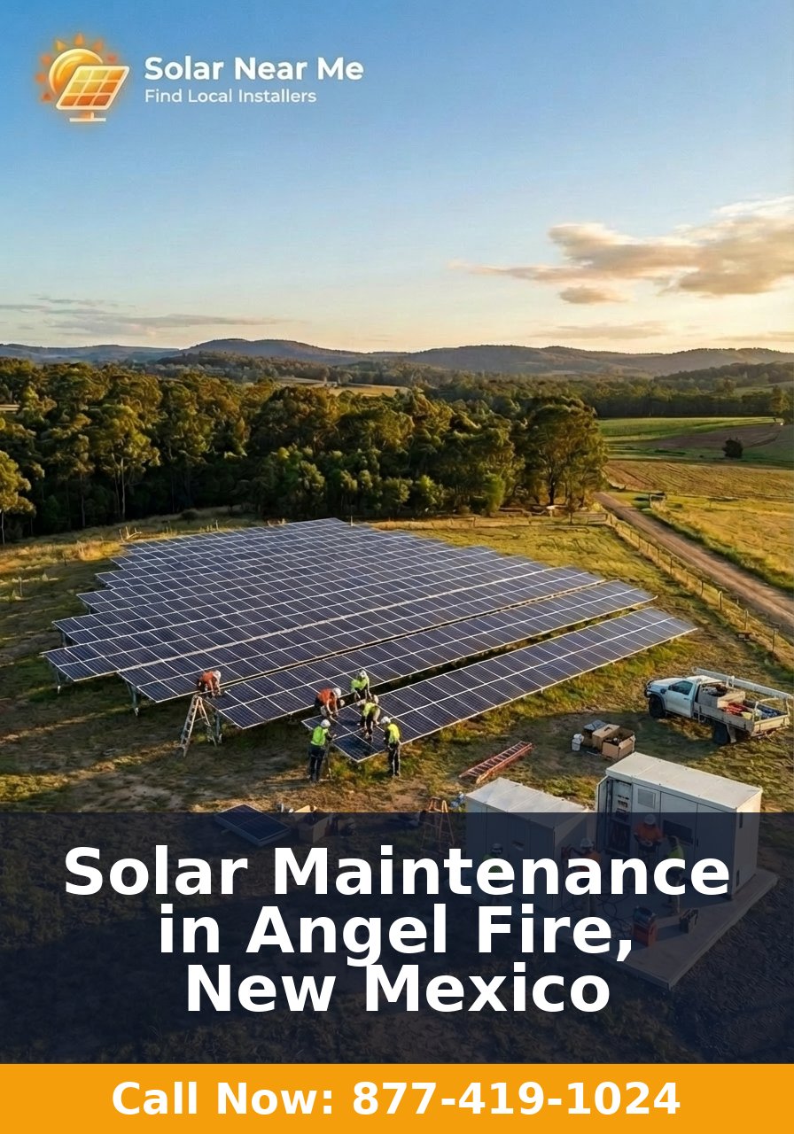 Solar Maintenance in Angel Fire, New Mexico