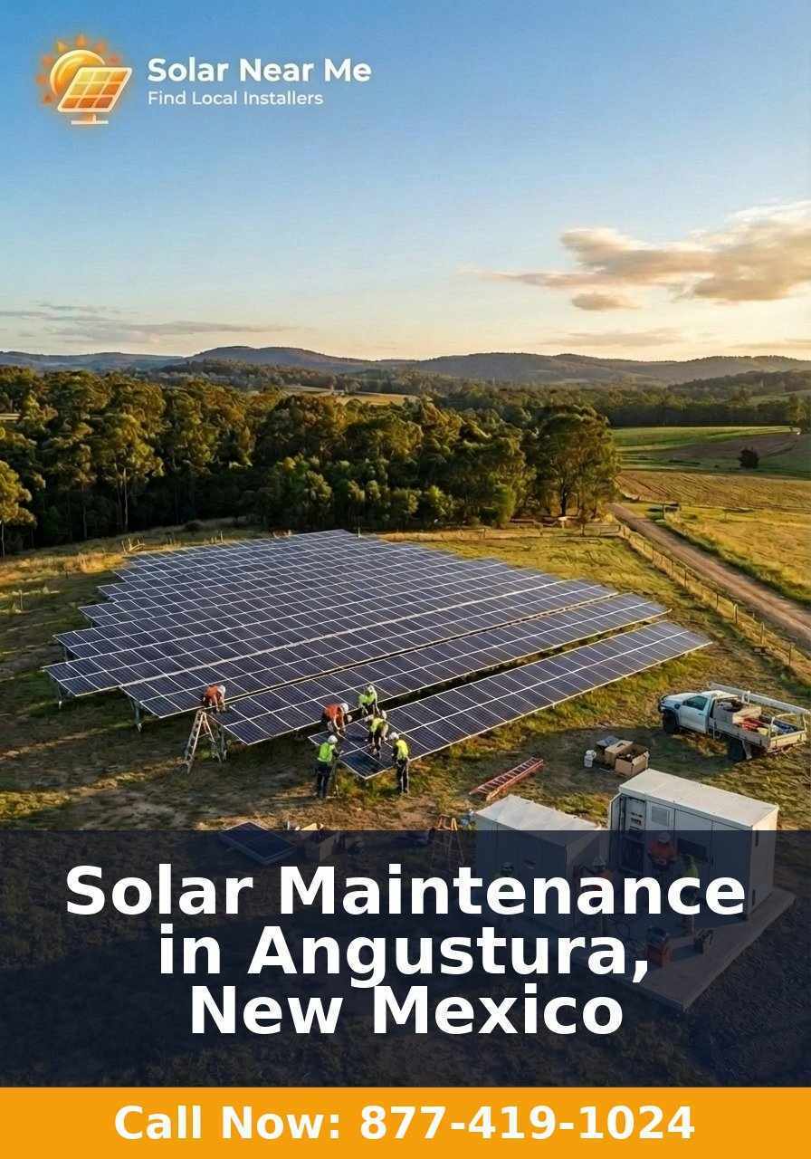 Solar Maintenance in Angustura, New Mexico
