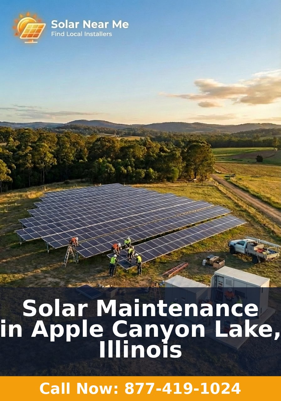 Solar Maintenance in Apple Canyon Lake, Illinois