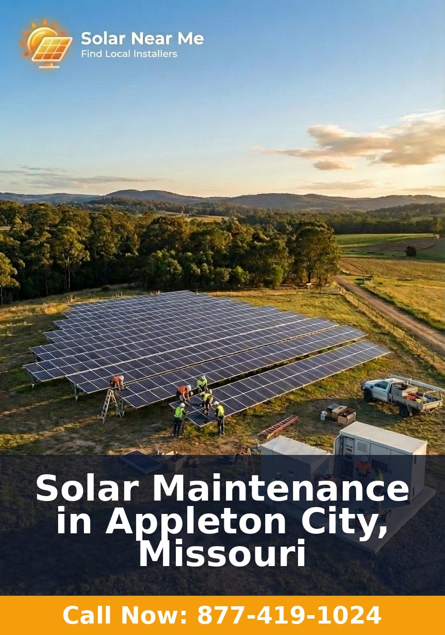 Solar Maintenance in Appleton City, Missouri