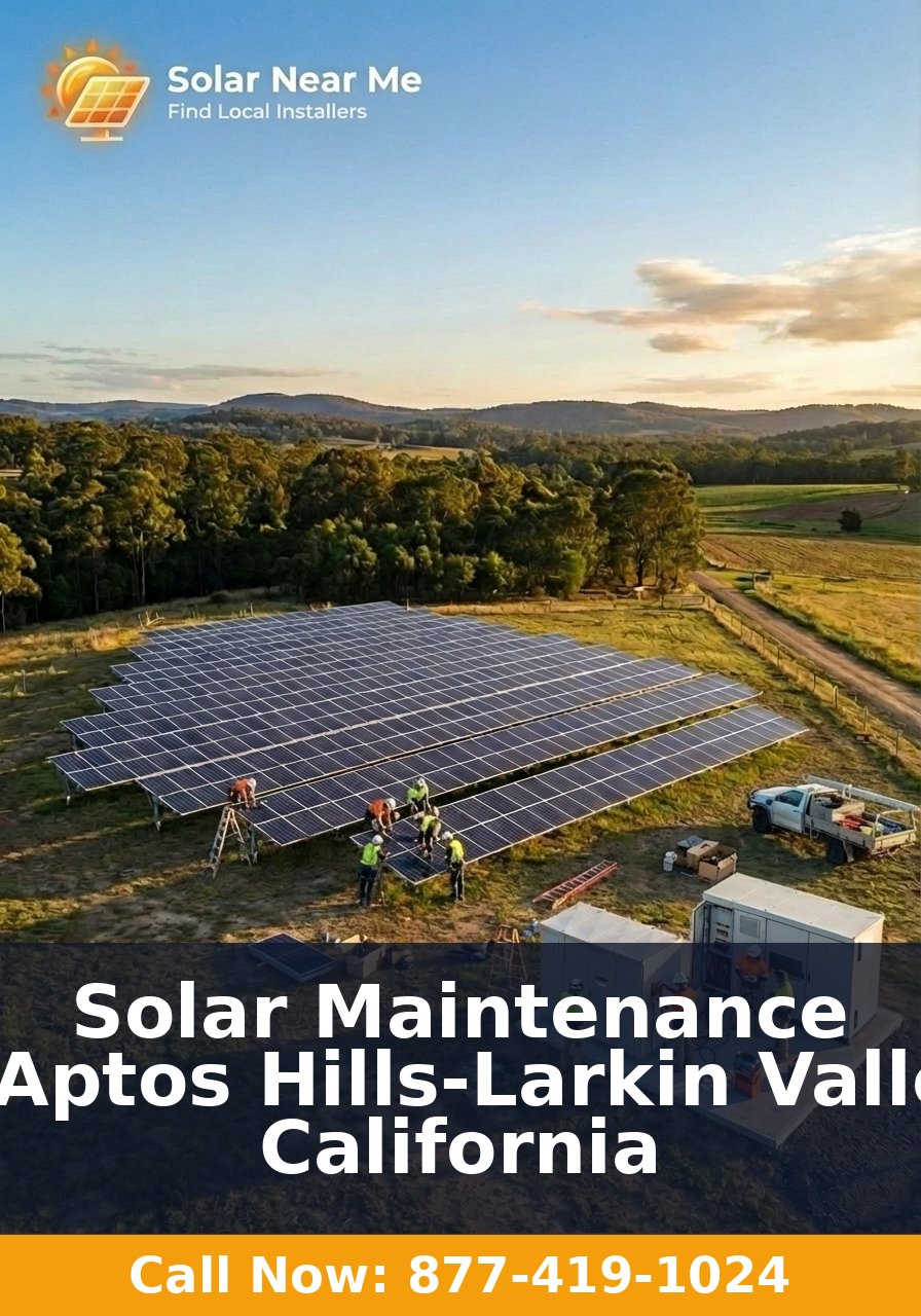 Solar Maintenance in Aptos Hills-Larkin Valley, California
