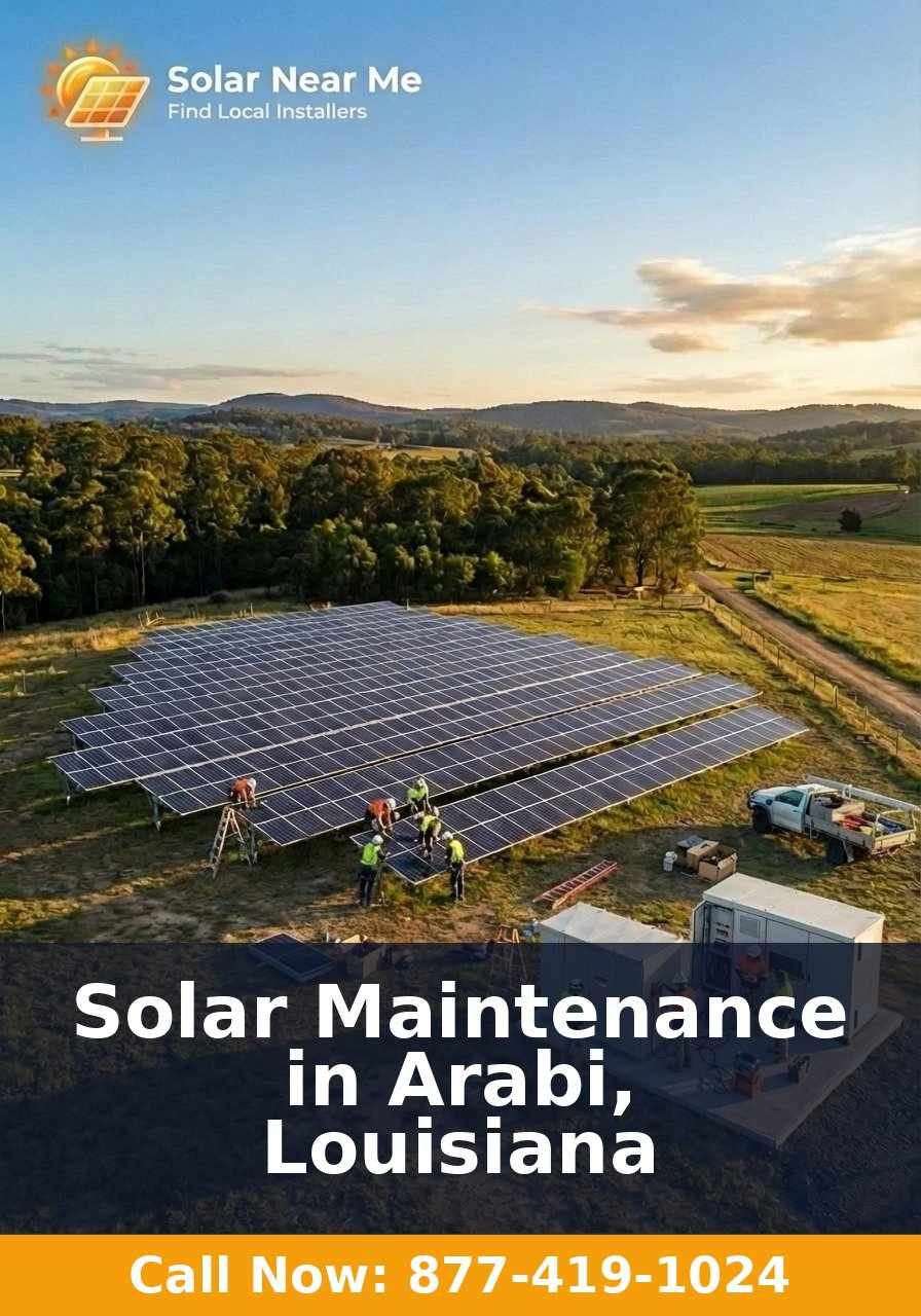 Solar Maintenance in Arabi, Louisiana